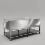 Нейтральная витрина для выкладки рыбы на льду (без охлаждения) Finist VF/1250