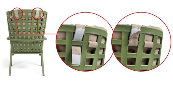 Подушка-подголовник для лаунж кресла Folio