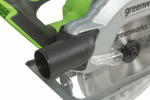 Циркулярная пила аккумуляторная GREENWORKS GD24CS 24V, бесщеточная, без АКБ и ЗУ (1500907)