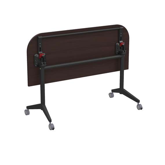 8ФСРР.102 Складной радиусный стол-трансформер с фиксаторами (1450*600*750)