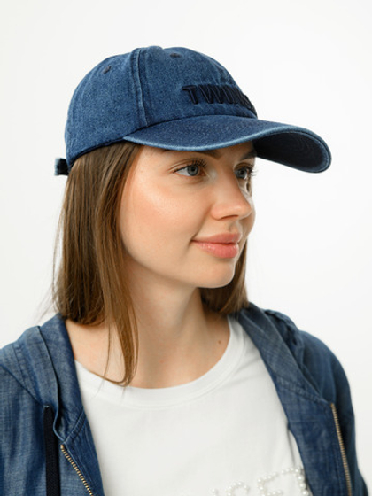 TWINSET Кепка из денима с лого