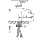 Смеситель для раковины Oute T39 T3901