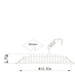 Точечный встраиваемый светильник Arte Lamp