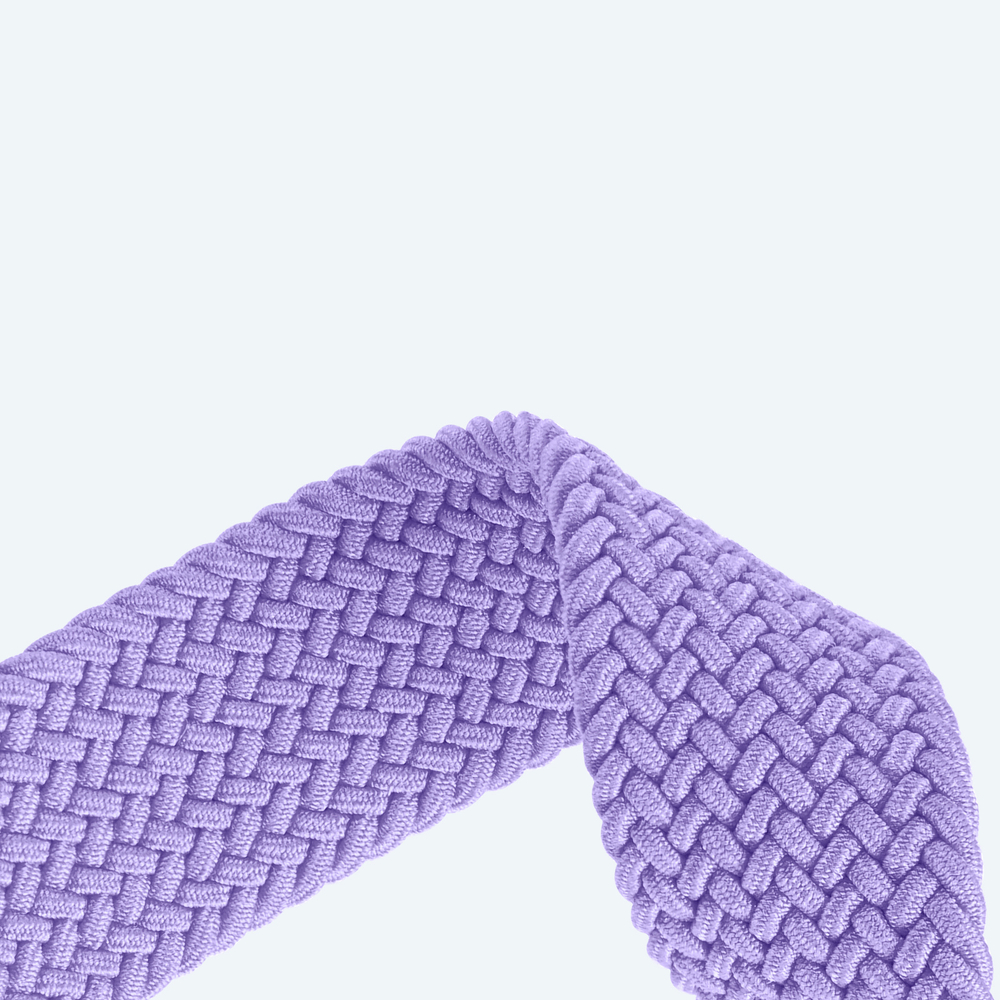 Эластичный ремешок фиолетового цвета (Purple) от Dux Ducis для смарт часов Samsung Watch Ultra 47MM, серия Strap (Mixture Pro Series)