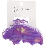 Заколка - краб для волос «AKS-EMPIRE», бабочка, микс 6 цветов, 8*5см