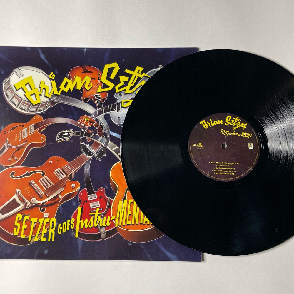 Винтажная виниловая пластинка LP Brian Setzer Setzer Goes Instru Mental (USA 2011)