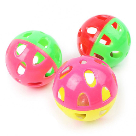 Игрушка КОТЕНОК с колокольчиком, пластик, 3,5см
