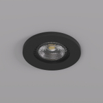 DK2030-BK Встраиваемый светильник, IP 20, 50 Вт, GU10, черный, алюминий