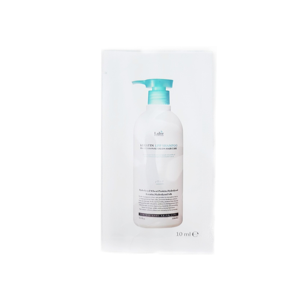 Пробник беcсульфатный протеиновый шампунь Lador Keratin LPP Shampoo