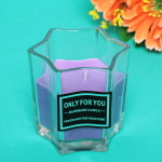 Свеча «Little Star» 7*7,5см в подсвечнике, в подарочной коробке, цвет фиолетовый LBB