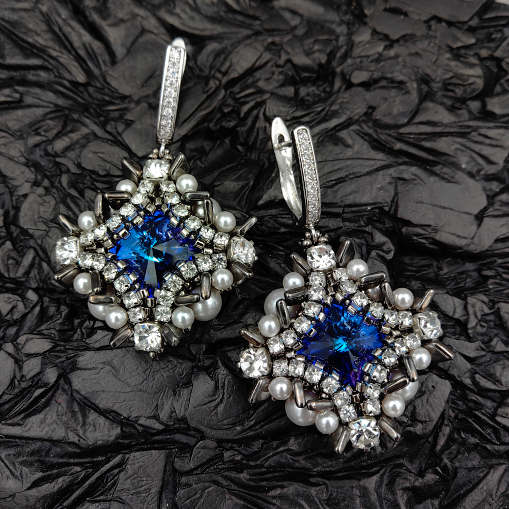 Набор для создания серег Arcturus, риволи Swarovski