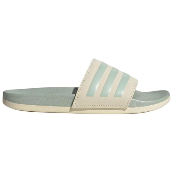 Adidas Adilette 'Wonder White Linen Green Metallic'