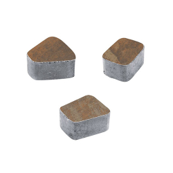 Тротуарная плитка КЛАССИКО (круг) - Листопад гладкий Клен, комплект из 3 видов плит