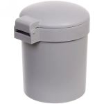 Контейнер для мусора 1,1л светло-серый