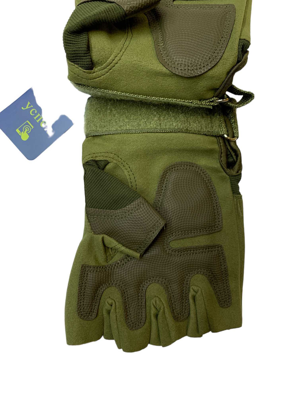 Перчатки. Мужские. Материал верха: Спец. материал. Подклад: Спец. материал. Без пальцев. Тактические. 12 шт в упаковке.