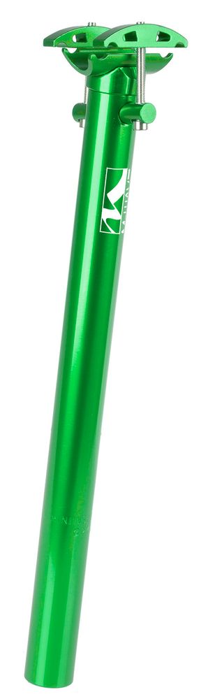 Подседельный штырь 31,6х350мм алюминий б/смещ-я повыш. кач-во (50) анодир. зеленый M-WAVE