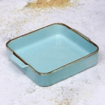 Форма для запекания керамическая «Tiffany Blue» 23*20,3*5см