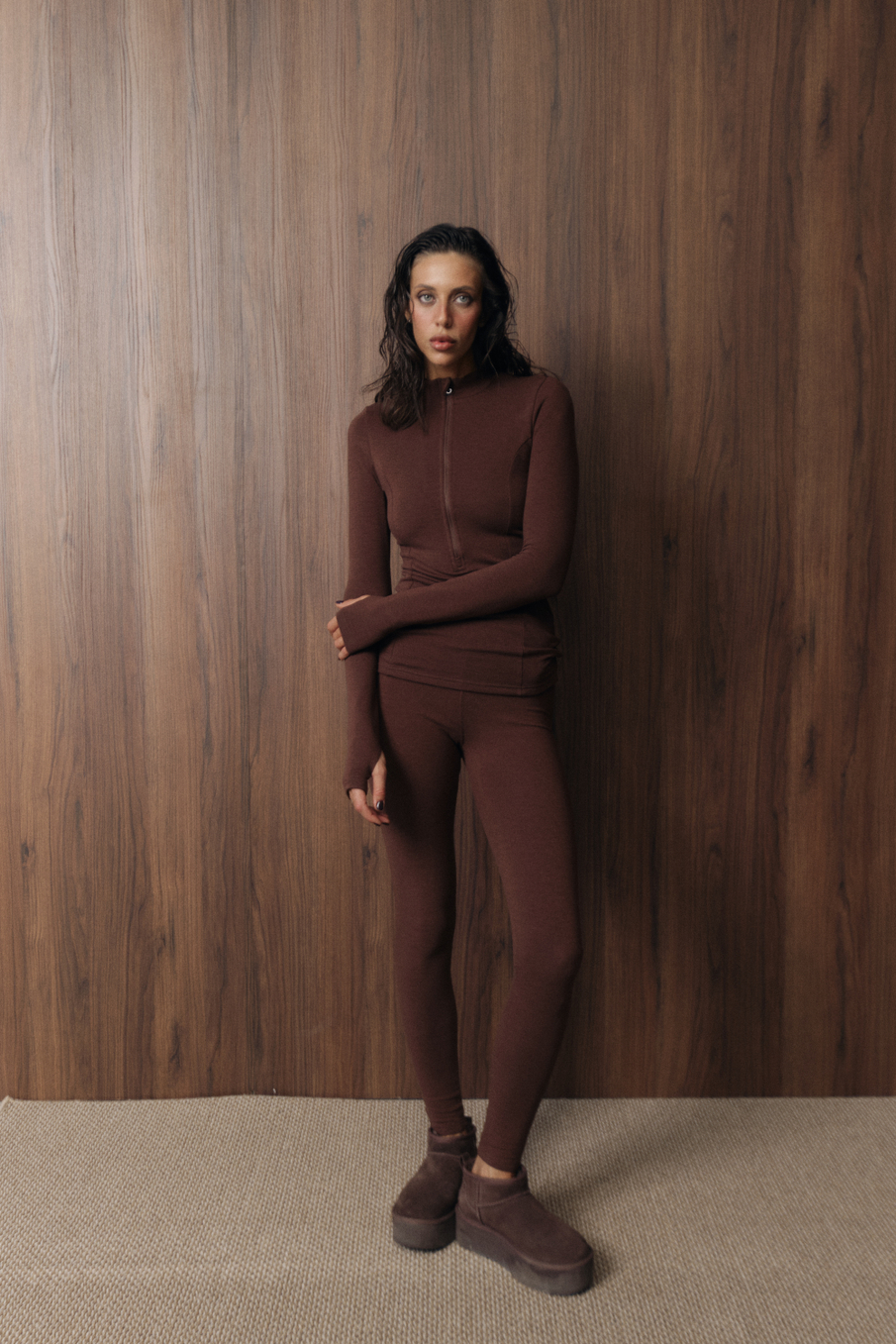 Леггинсы GRELKA | Коричневый