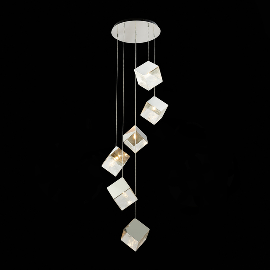 SL1182.103.06 Светильник подвесной ST-Luce Хром/Прозрачный, Хром G9 6*5W