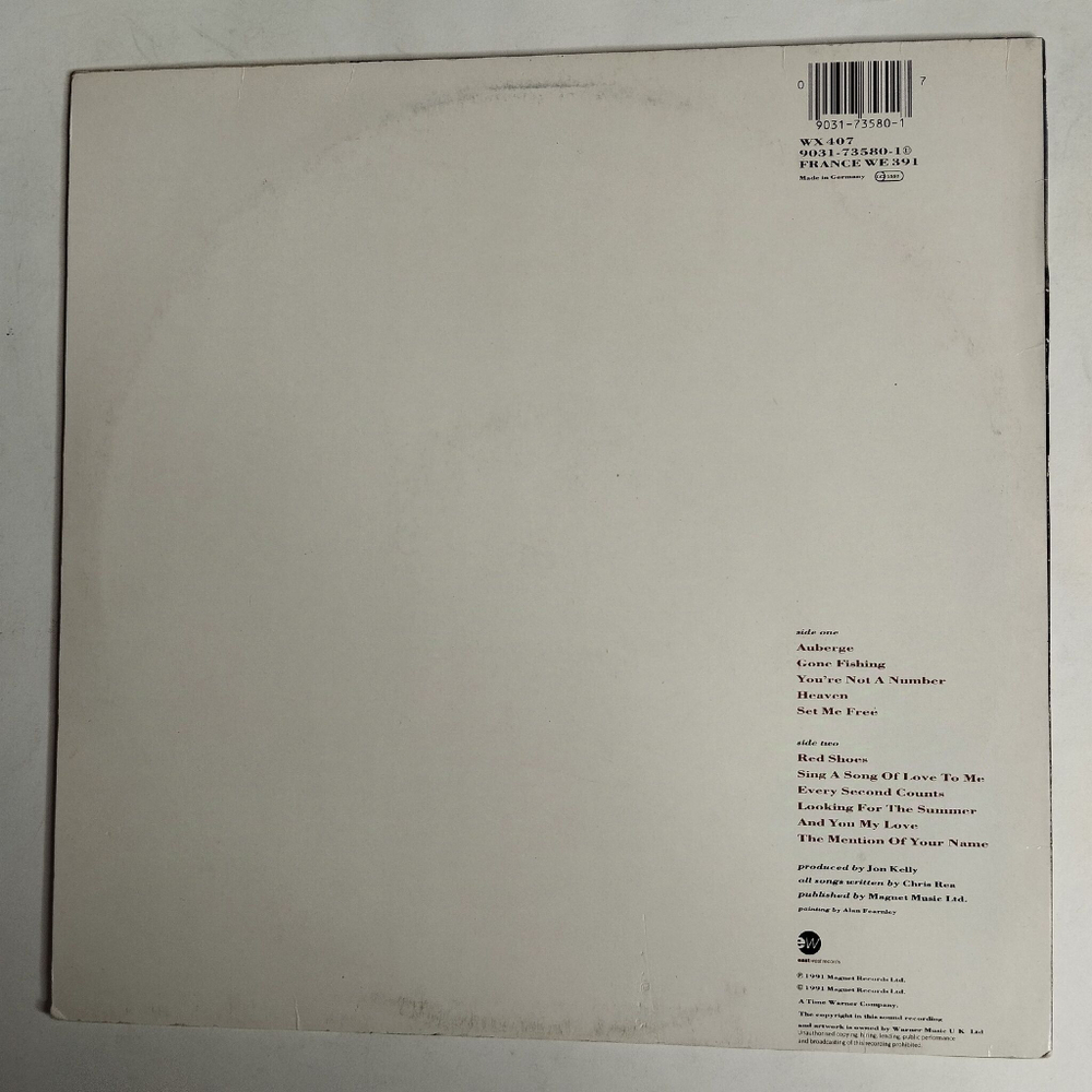 Винтажная виниловая пластинка LP Chris Rea Auberge (Germany 1991) Red Shoes