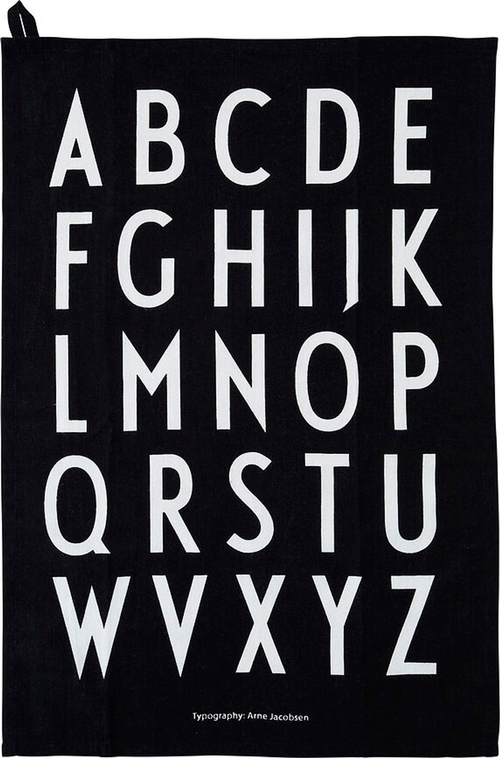 Набор кухонных полотенец design letters aj, 2 шт., хлопок, 60 , чёрное · арт. fabr 10503000OFFWHITE