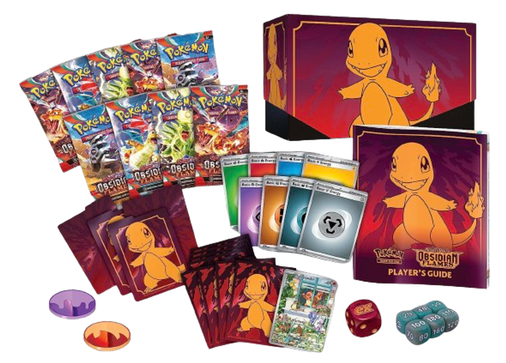 Элитный набор тренера Pokemon Scarlet and Violet 3 Obsidian Flames