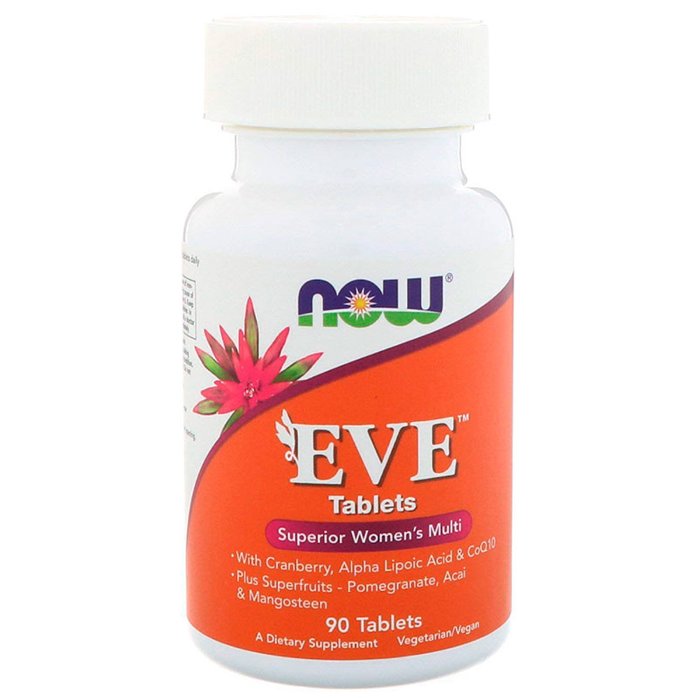 NOW EVE улучшенные мультивитамины для женщин  (90 табл.)