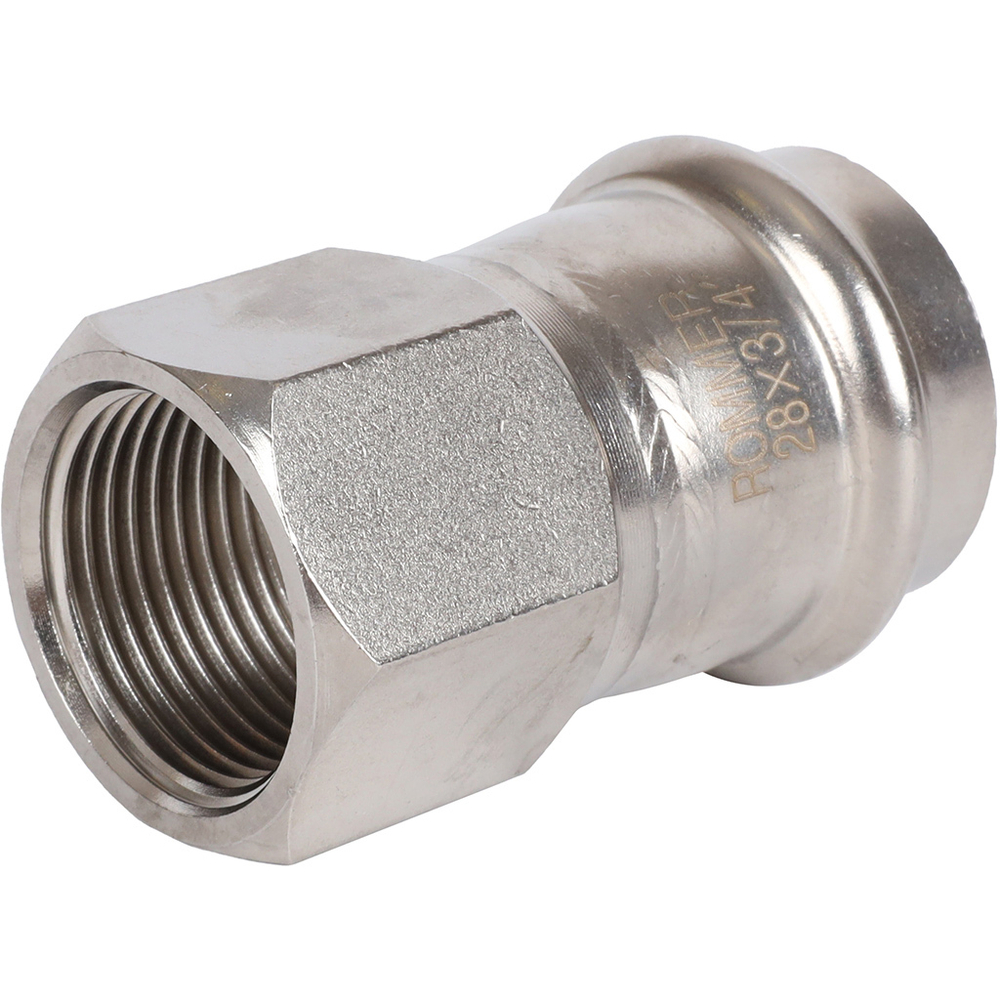 ROMMER Переходник с ВР 28x3/4" из нержавеющей стали прессовой