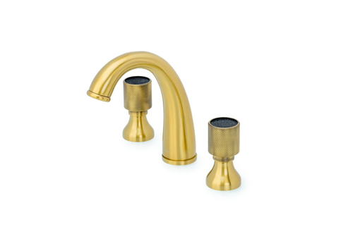 Boheme Смеситель для умывальника на 3 отв. ROYAL CRYSTAL black, бронза_Комплект