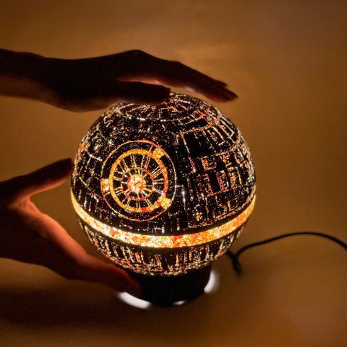 Светильник - Звезда Смерти (15 см)