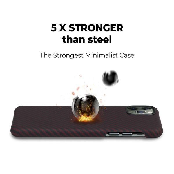Чехол Pitaka MagEZ Case для Apple iPhone 11 Pro Max (Black/Red Twill)