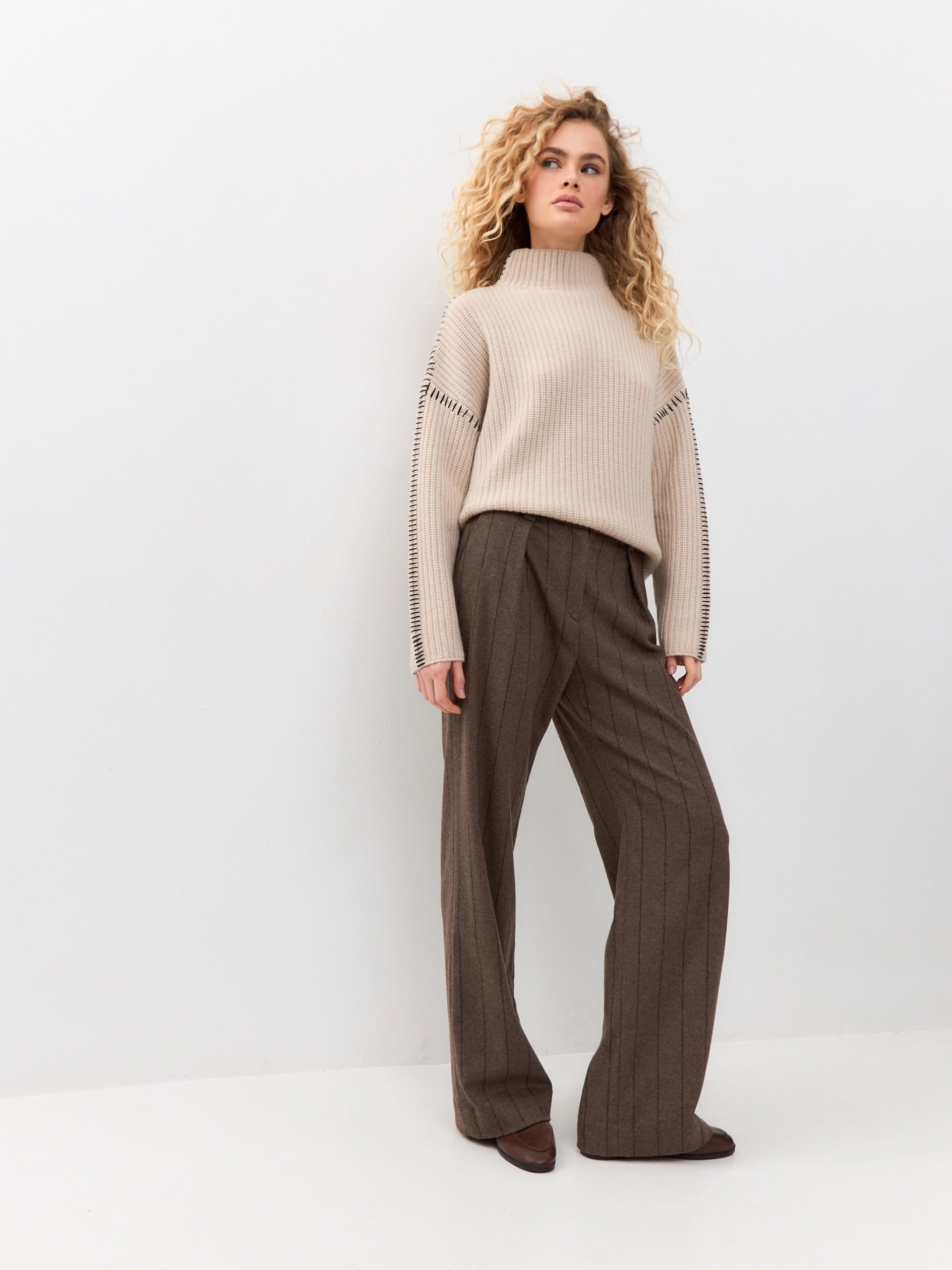 Брюки из шерсти