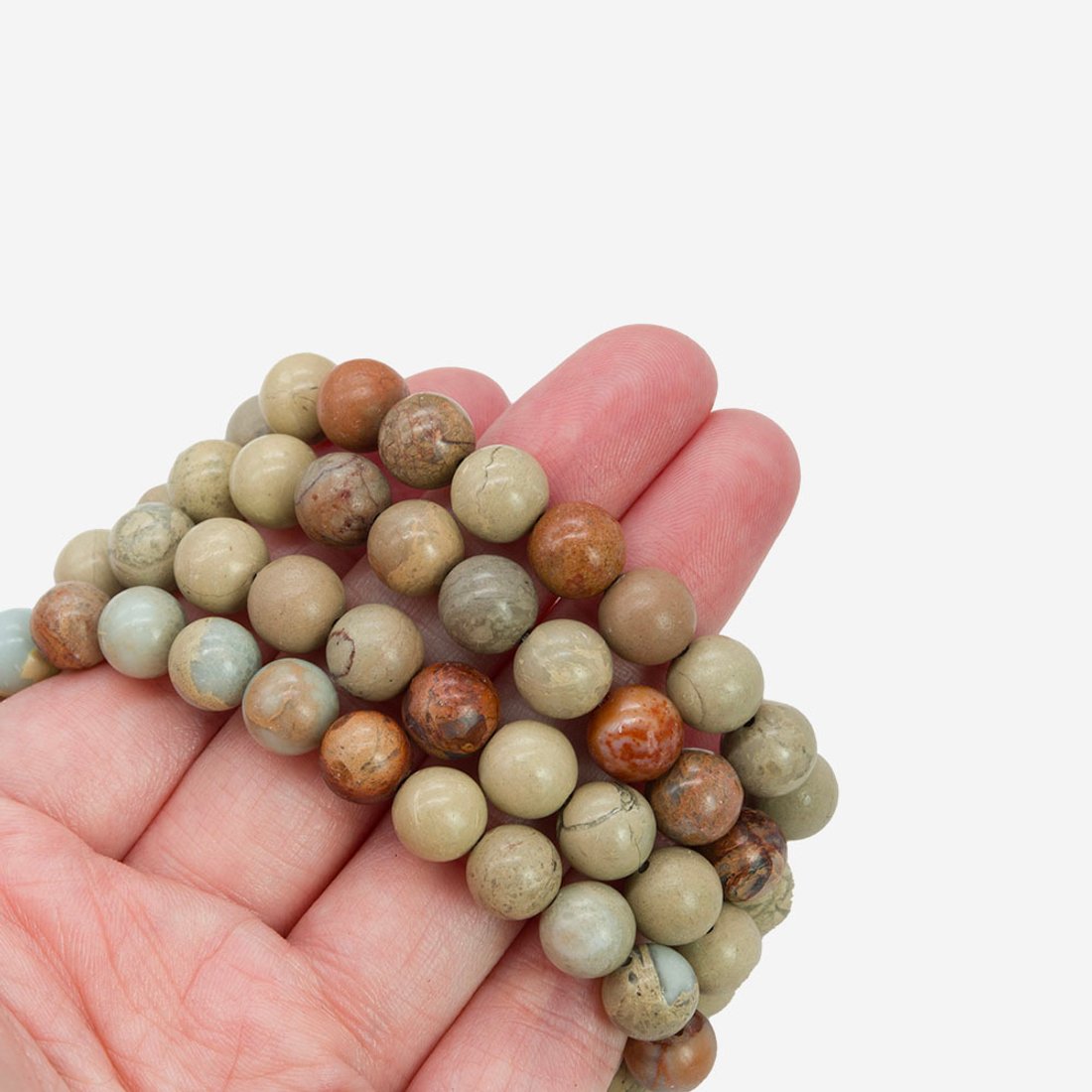 Агальматолит натуральный, 8,2мм, шар