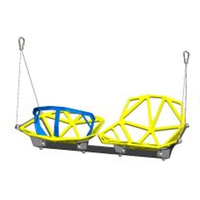 Качели "взрослый-малыш" непрозрачные