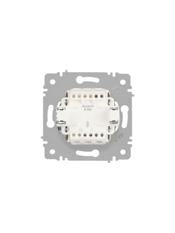 Переключатель 1-кл. СП Accent 6-103-05 10А IP20 250В AL/CU антрацит Intro Б0063470