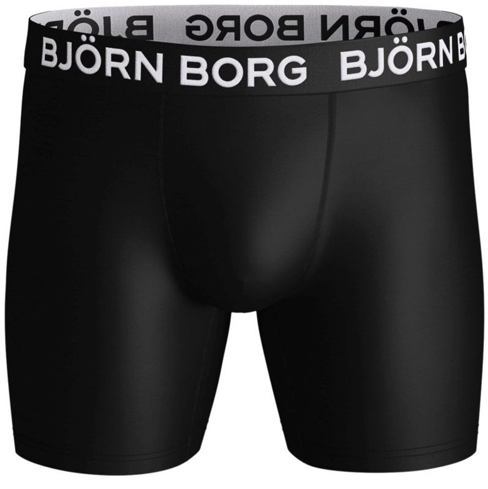 Мужские спортивные боксеры Björn Borg Shorts Solid 1P - black beauty