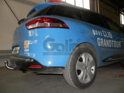 Оцинкованный фаркоп на Renault Clio GrandTour III универсал 2008-2013, Clio GrandTour IV универсал 2008-2013 (без электрики), Galia R085A