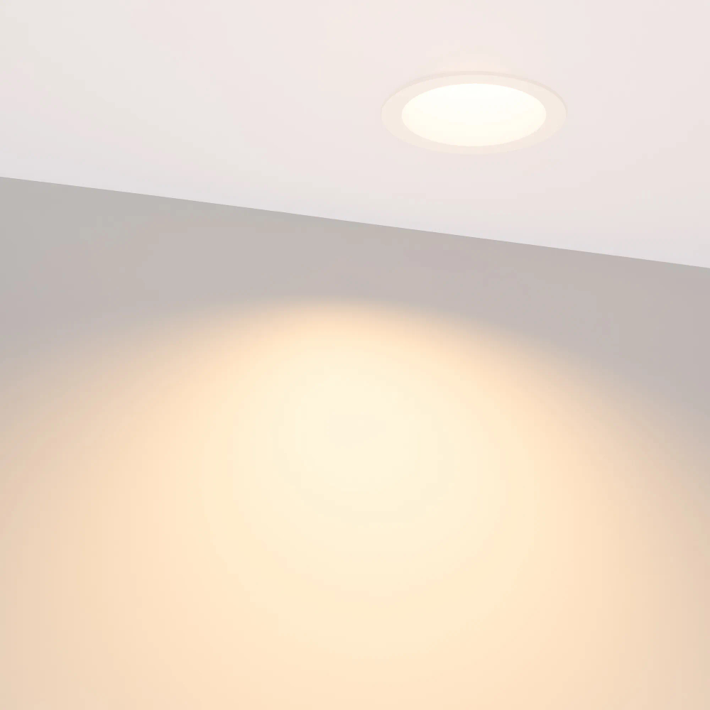 Светильник MS-DROP-BUILT-R84-8W Warm3000 (WH, 85 deg, 230V) (Arlight, IP54 Металл, 5 лет) 041461