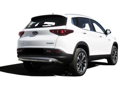 Защита заднего бампера (нержавейка) Chery Tiggo 7 (2016-2020) d57