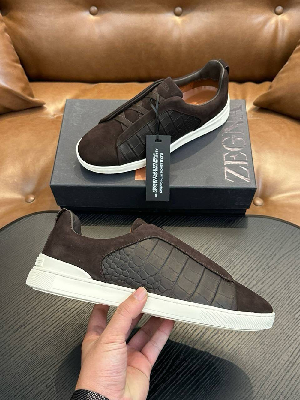 Кеды Zegna