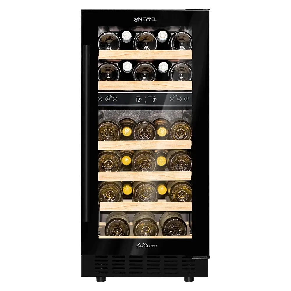 Винный шкаф двухзонный Meyvel MV28-KBT2
