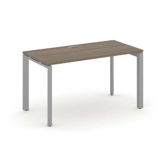 Style Project Стол письменный SN-59P.SP-014 Вяз Благородный/Металл Серый/Серебро Заглушка 1580*700*7