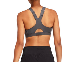 ASICS, HIGH SUPPORT BRA, DARK GREY, WOMEN, S