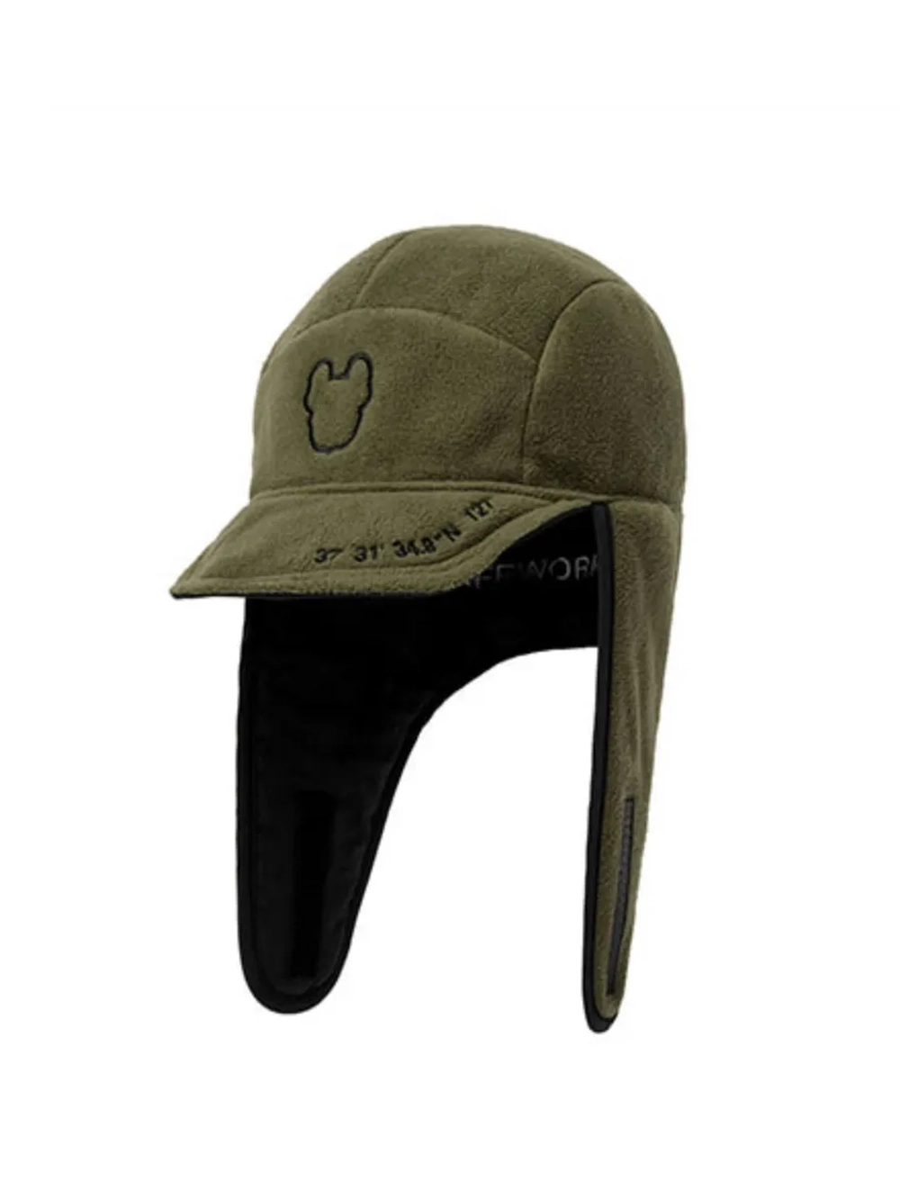 Двустороння шапка-траппер