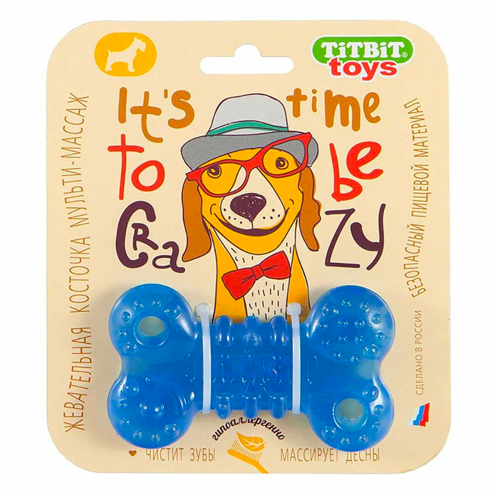 Игрушка "Косточка жевательная" 10 см - для собак (TiTBiT 000748)