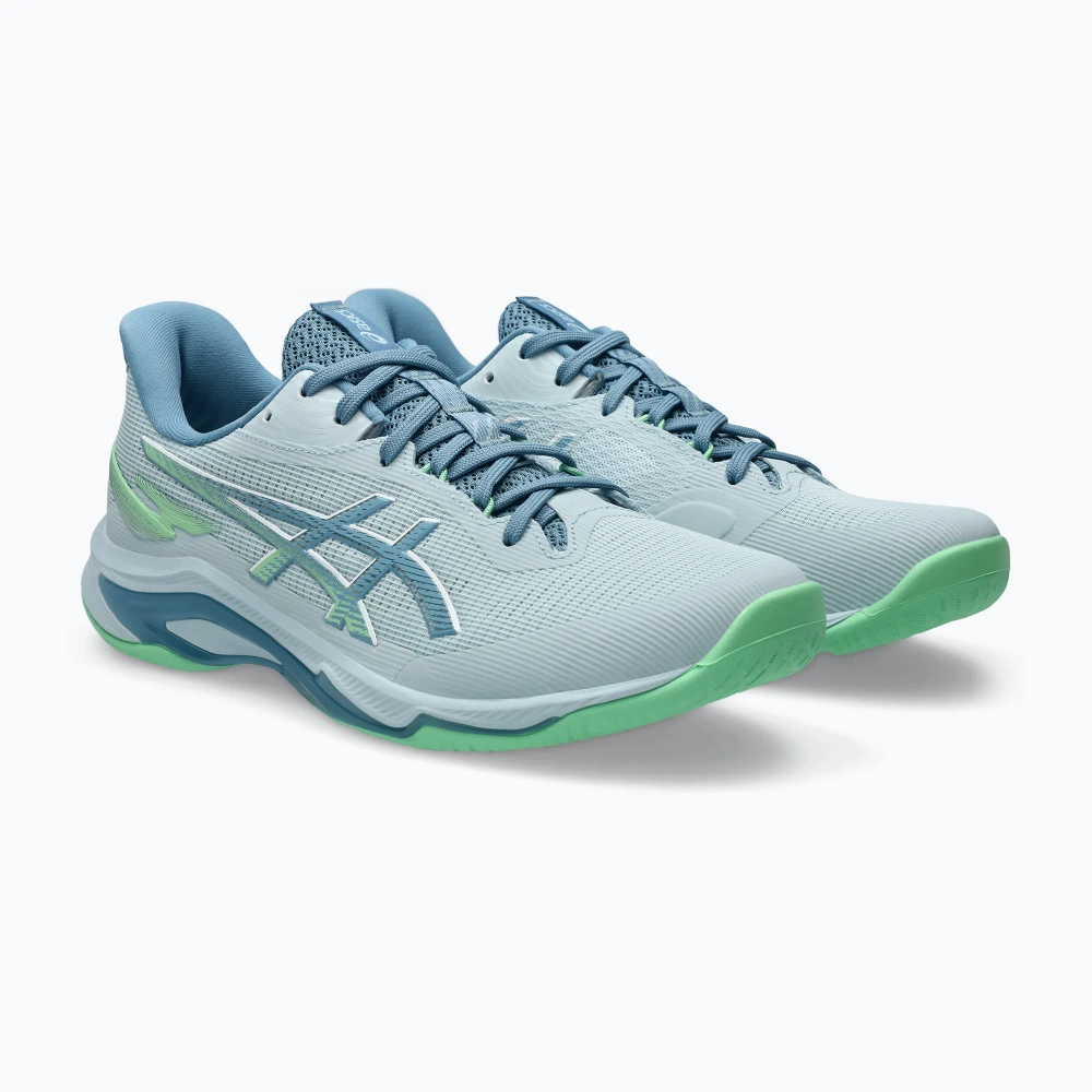 Кроссовки волейбольные ASICS Netburner Ballistic FF 4 cool grey/saba blue