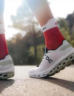 Носки V4 Run Hi Red White