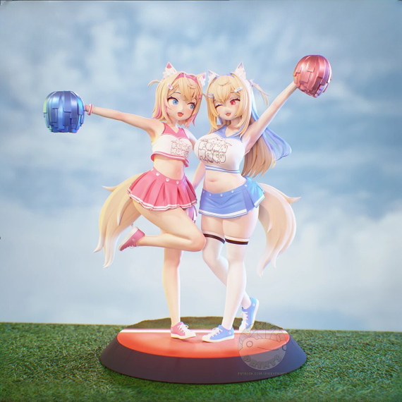 Fuwawa and Mococo - Hololive