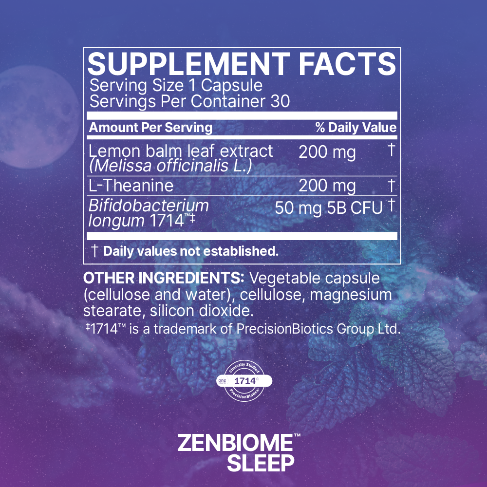 MicrobiomeLabs - Zenbiome Sleep 30 capsules