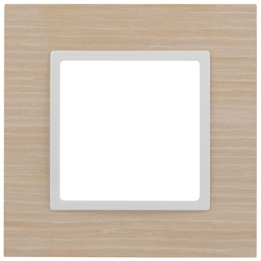 14-5301-01 ЭРА Рамка на 1 пост, дерево, Эра Elegance, белён.дуб-бел